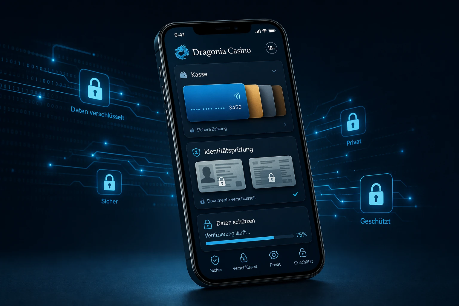 Zahlungen, KYC und persönliche Daten auf dem Smartphone