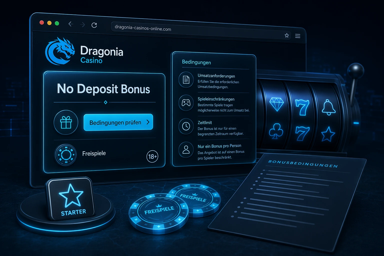 Dragonia Casino No Deposit Bonus: Guthaben ohne eigene Einzahlung