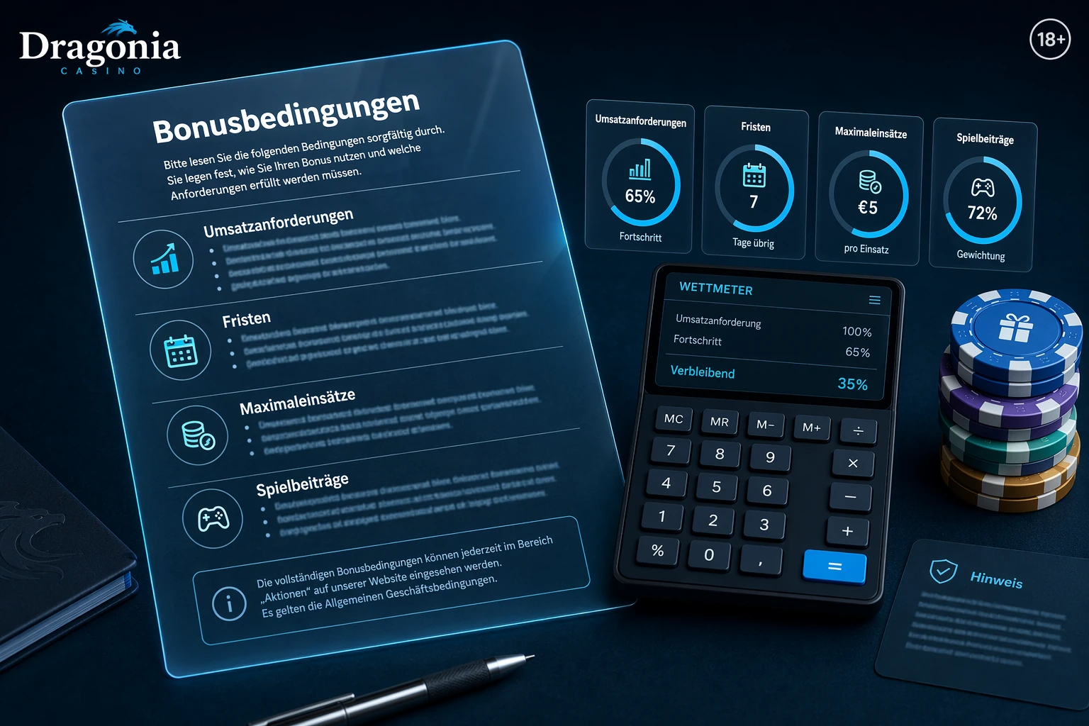 Bonusbedingungen und Umsatzanforderungen im Detail